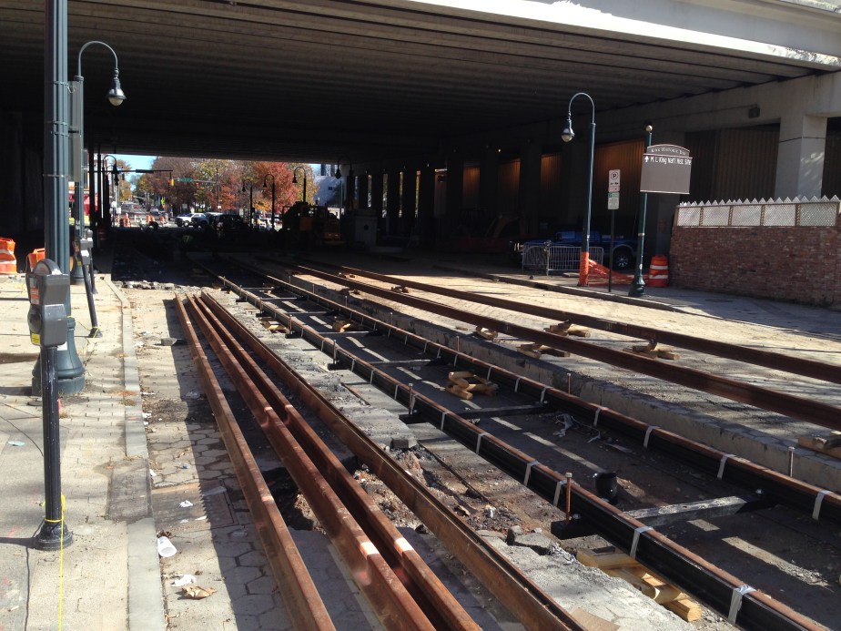 trolley under construction